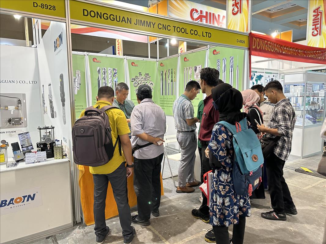 Jimmy CNC Tool Company Achieves Great Success at Indonesia Exhibition!