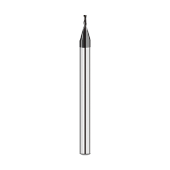 600 2-flute flat end mill with microminiature diameter